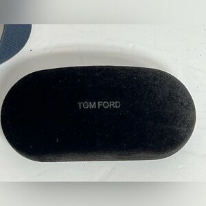 Tom Ford Sunglasses Eyeglasses Medium Velvet Hard Case w/ Cleaning Cloth